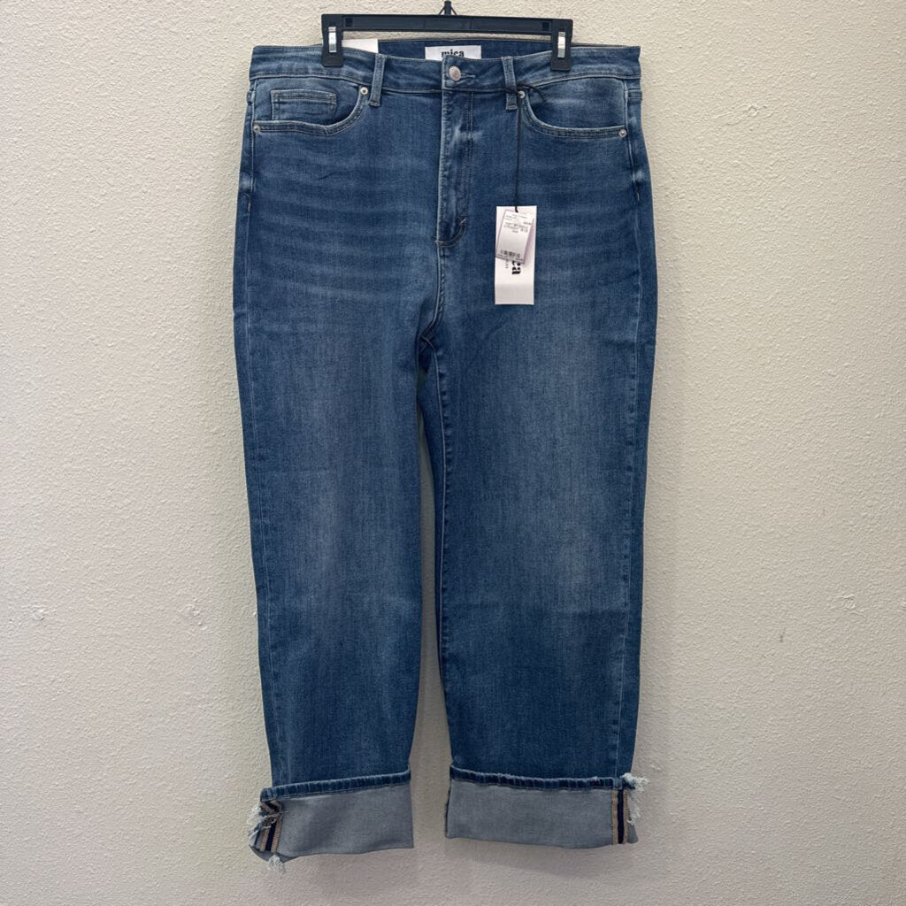MICA,NWT BF ANKLE STRAIGHT ,BLUE,14W