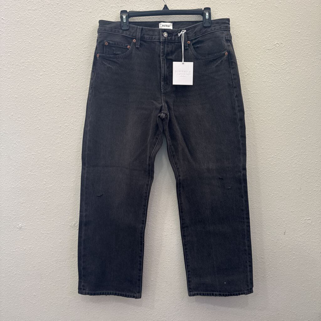 PISTOLA,NWT DENIM WIDELEG JEANS ,BLK,31