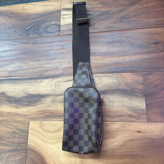 Louis Vuitton,AUTHENTIC LV GERONIMO BELT BAG ,BROWN