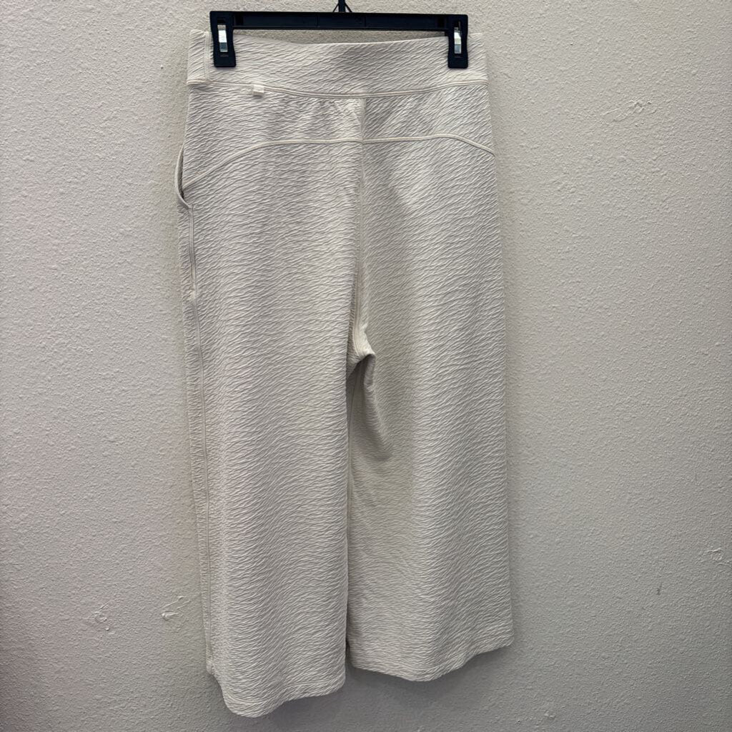 LULULEMON,LULU WIDELEG CROP PANT ,IVORY ,6
