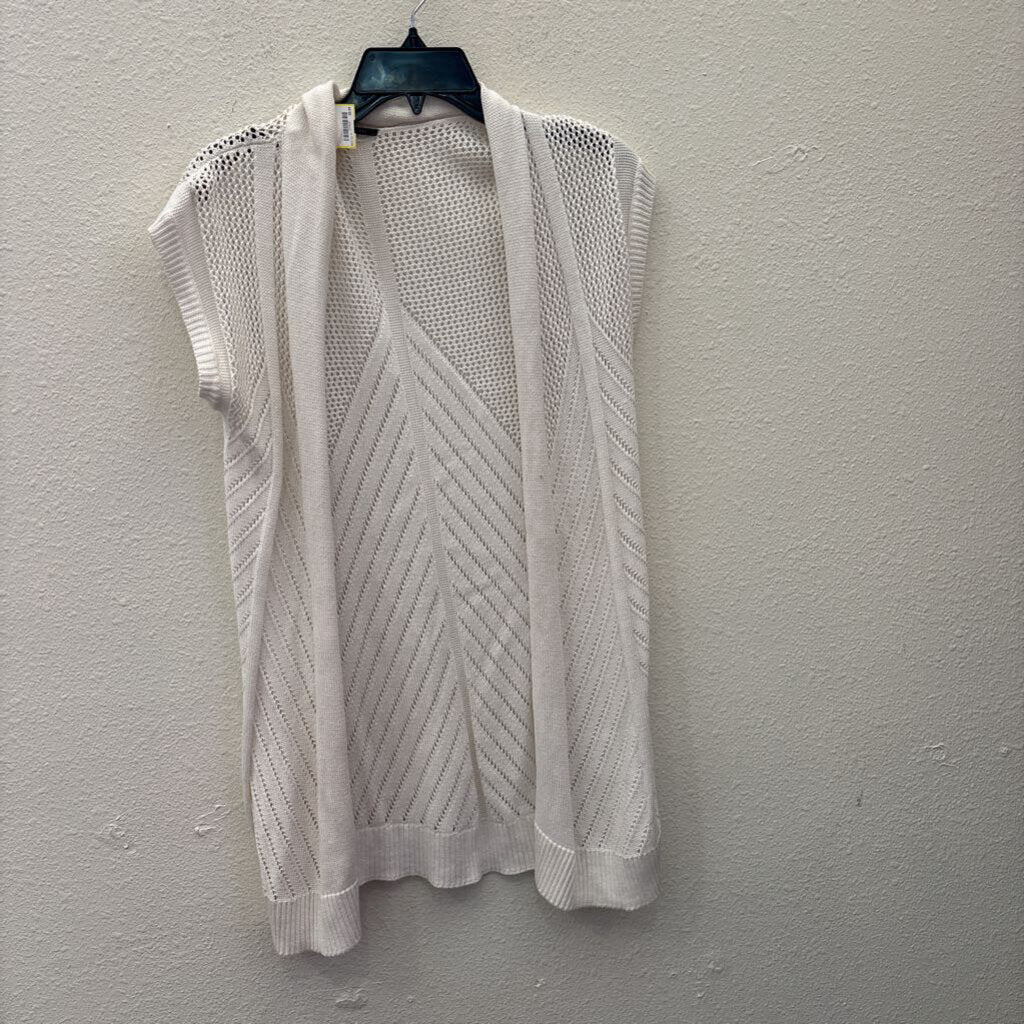 TAHARI,KNIT KIMONO ,WHT,S
