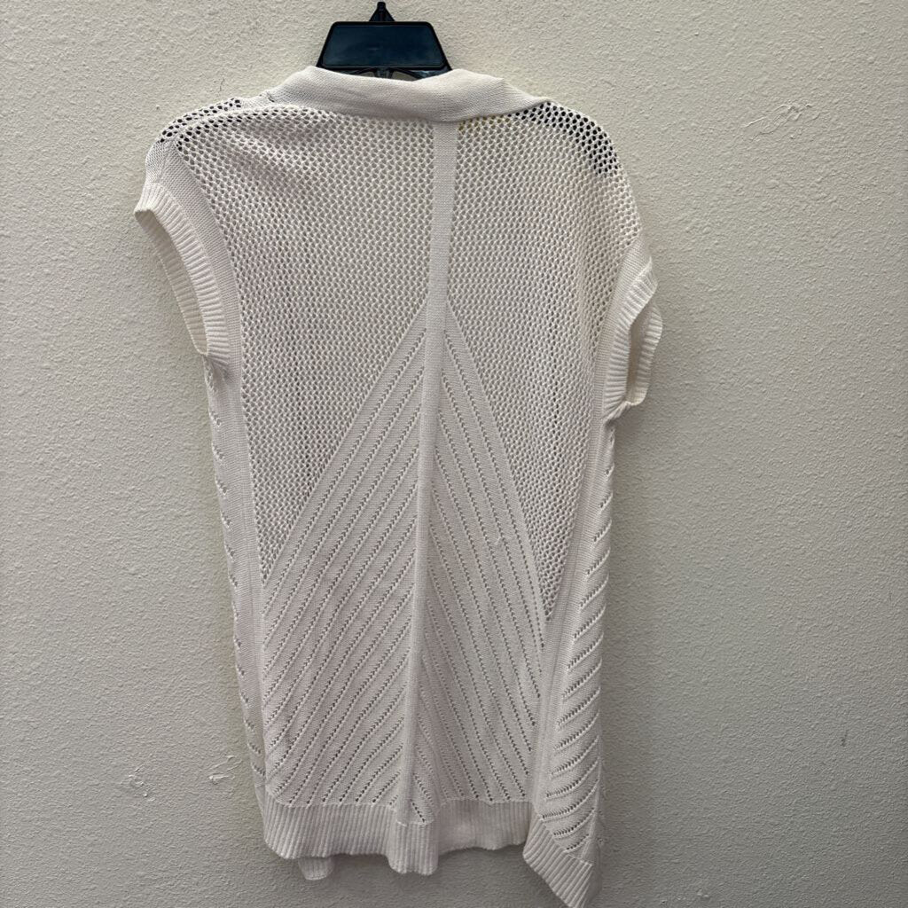 TAHARI,KNIT KIMONO ,WHT,S