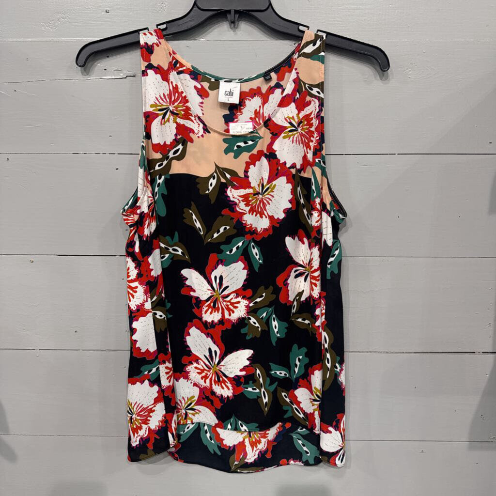 CABI,FLORAL TANK TOP,MULTI,L