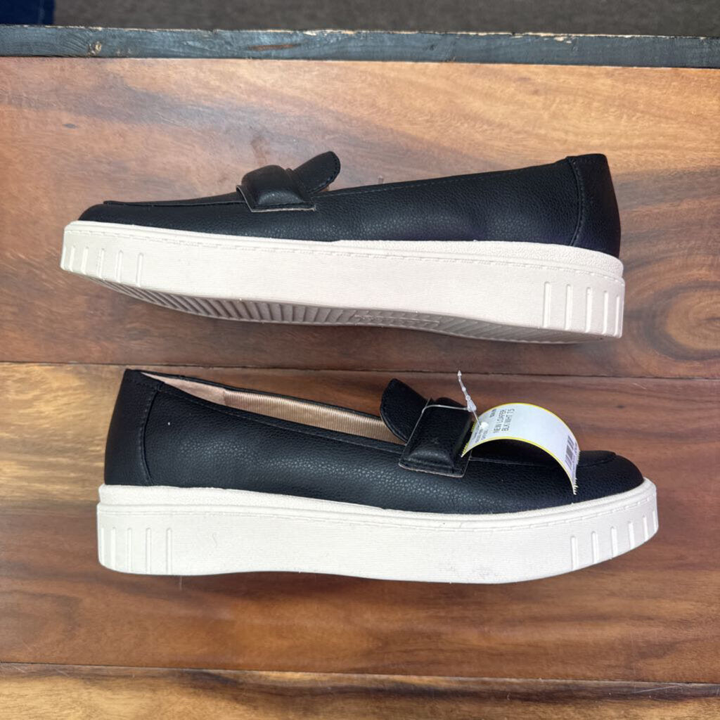 LIFE STRIDE,NEW LOAFER ,BLK/WHT,7.5