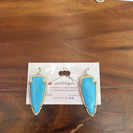 KENDRA SCOTT,KS PENDANT EARRING,TUR GOLD