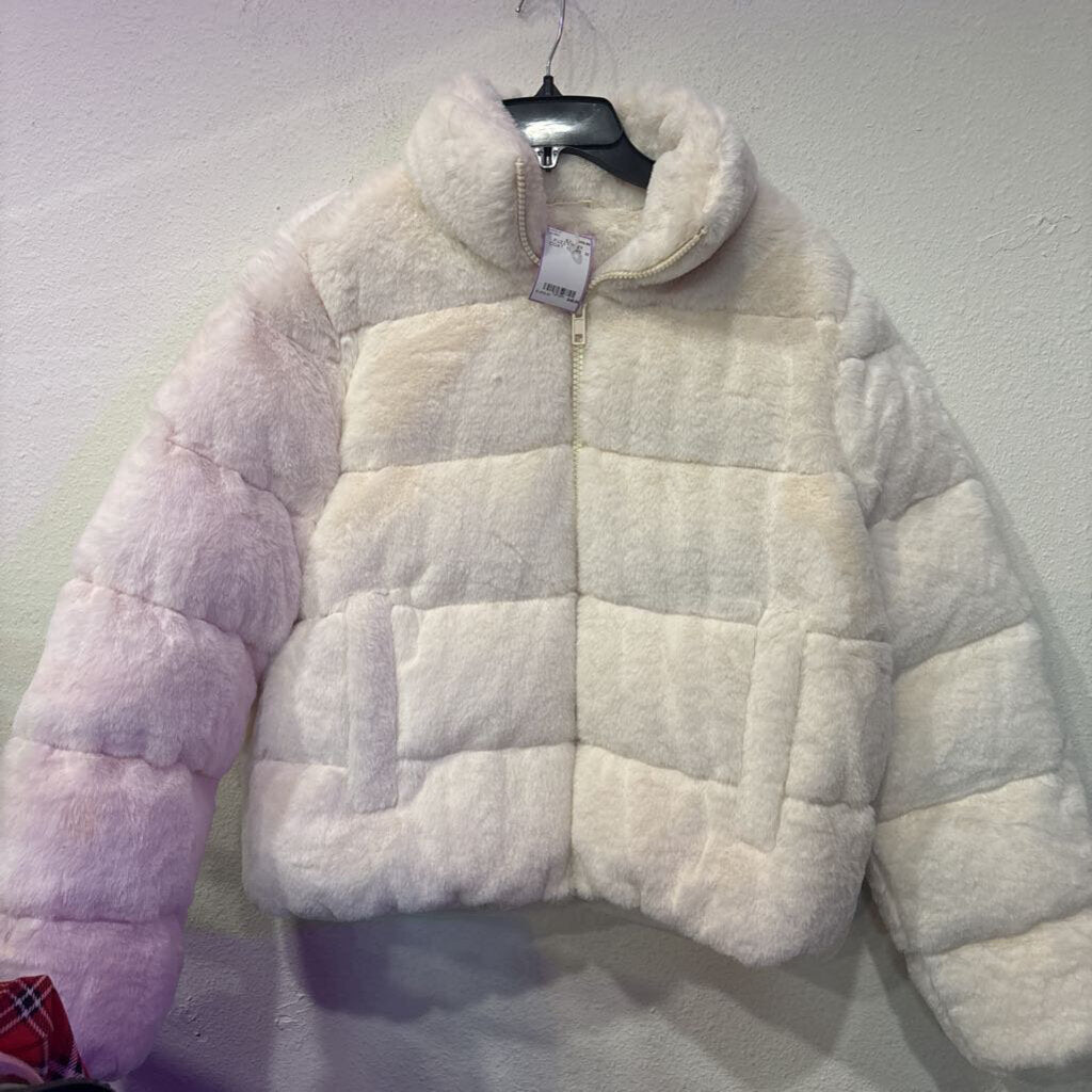 BUDDY LOVE,FUZZY PUFF COAT ,IVORY ,M
