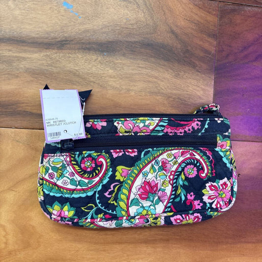 VERA BRADLEY,MK RETIRED WRISTLET /CLUTCH,FLORAL