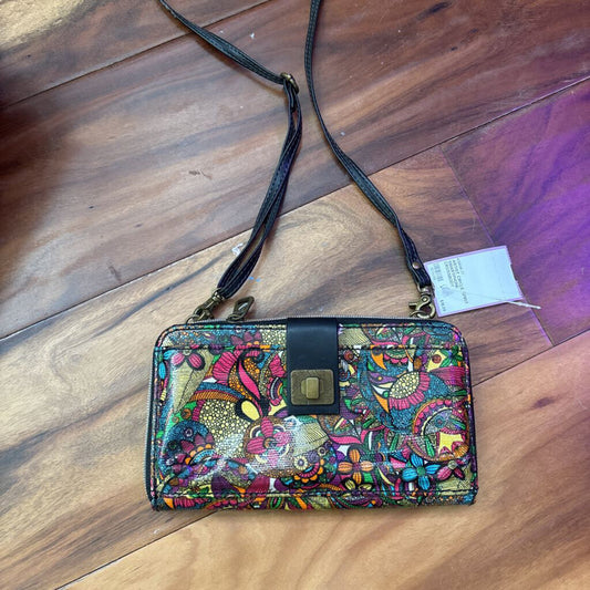 SAK ROOTS,ARTIST CIRCLE SPIRIT SMARTPHONE CROSSBODY,FLORAL