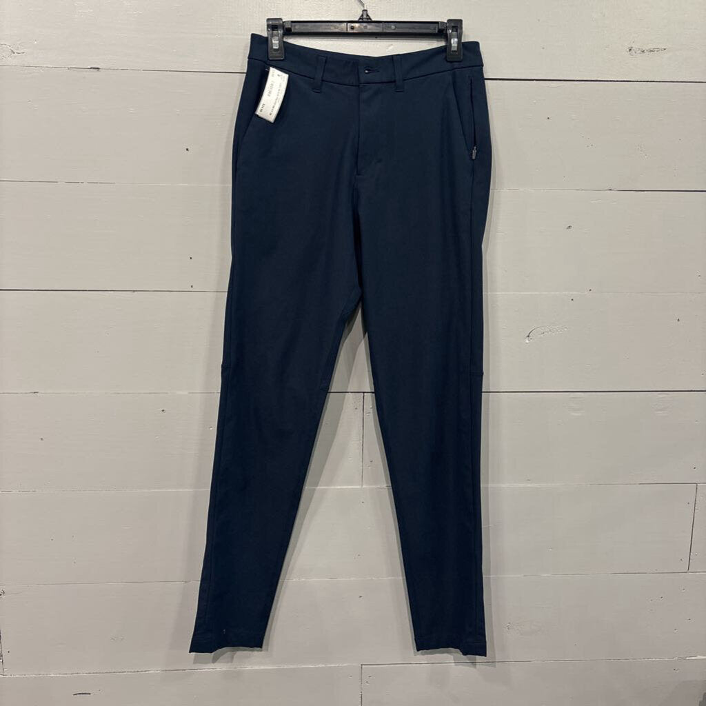 LULULEMON,LULU SLACK PANTS,NAVY,28