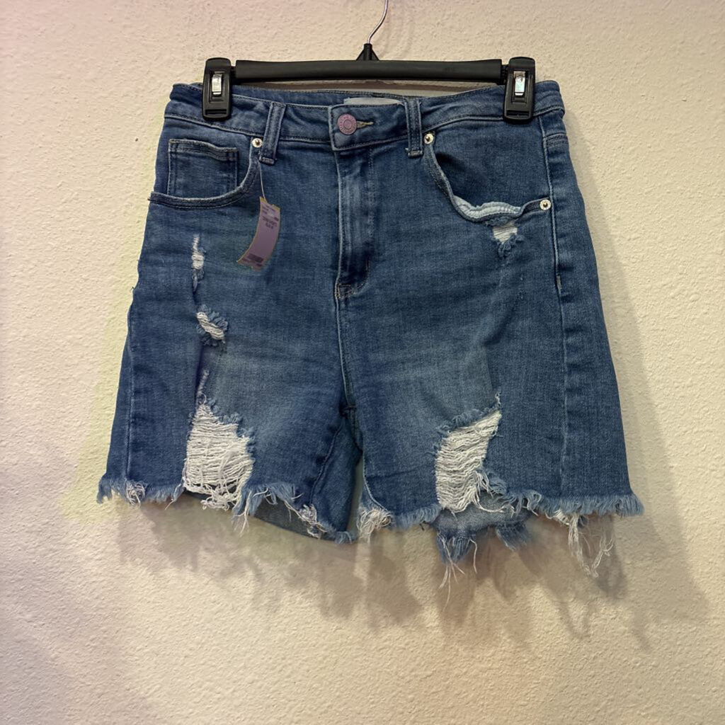 RISEN,DENIM SHORTS ,BLUE,M