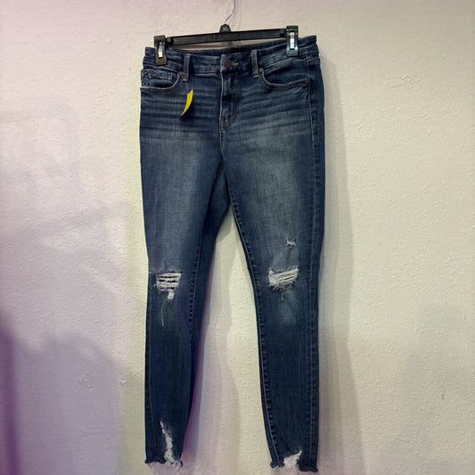 BUCKLE BLACK,DENIM SKINNY ,BLUE,27