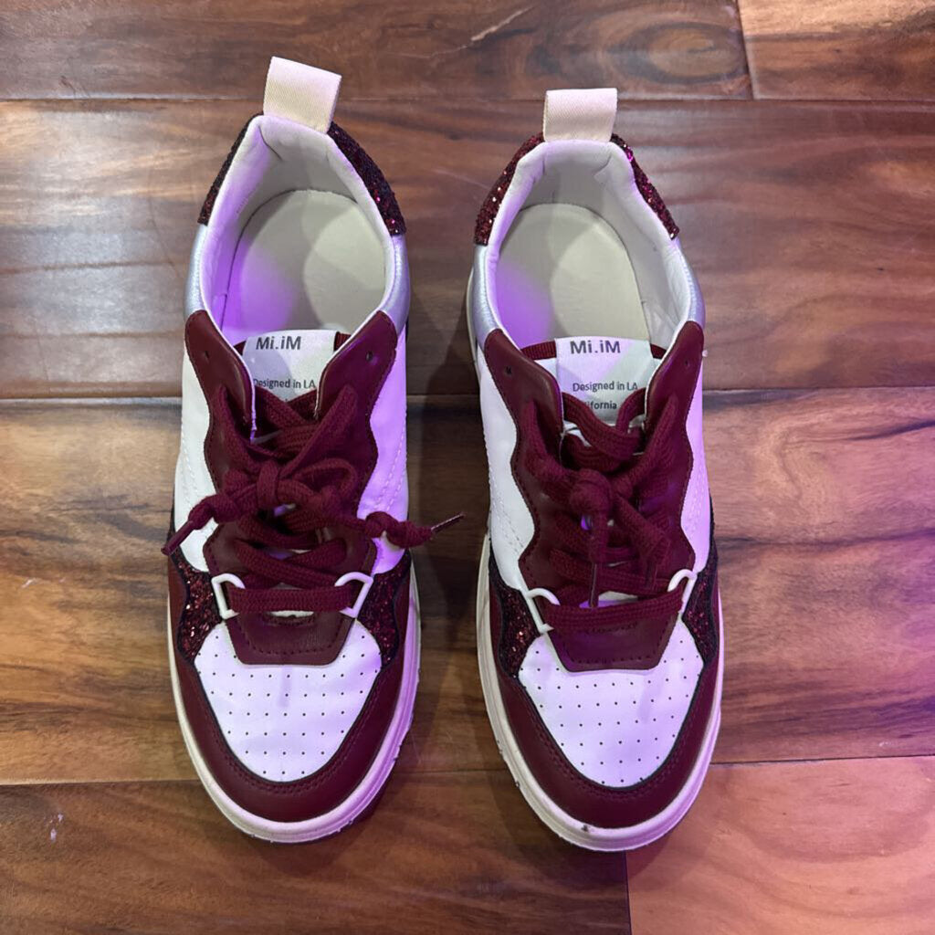 MI.IM, TRENDY SNEAKERS MAROON/WHIT,MR/WH,9