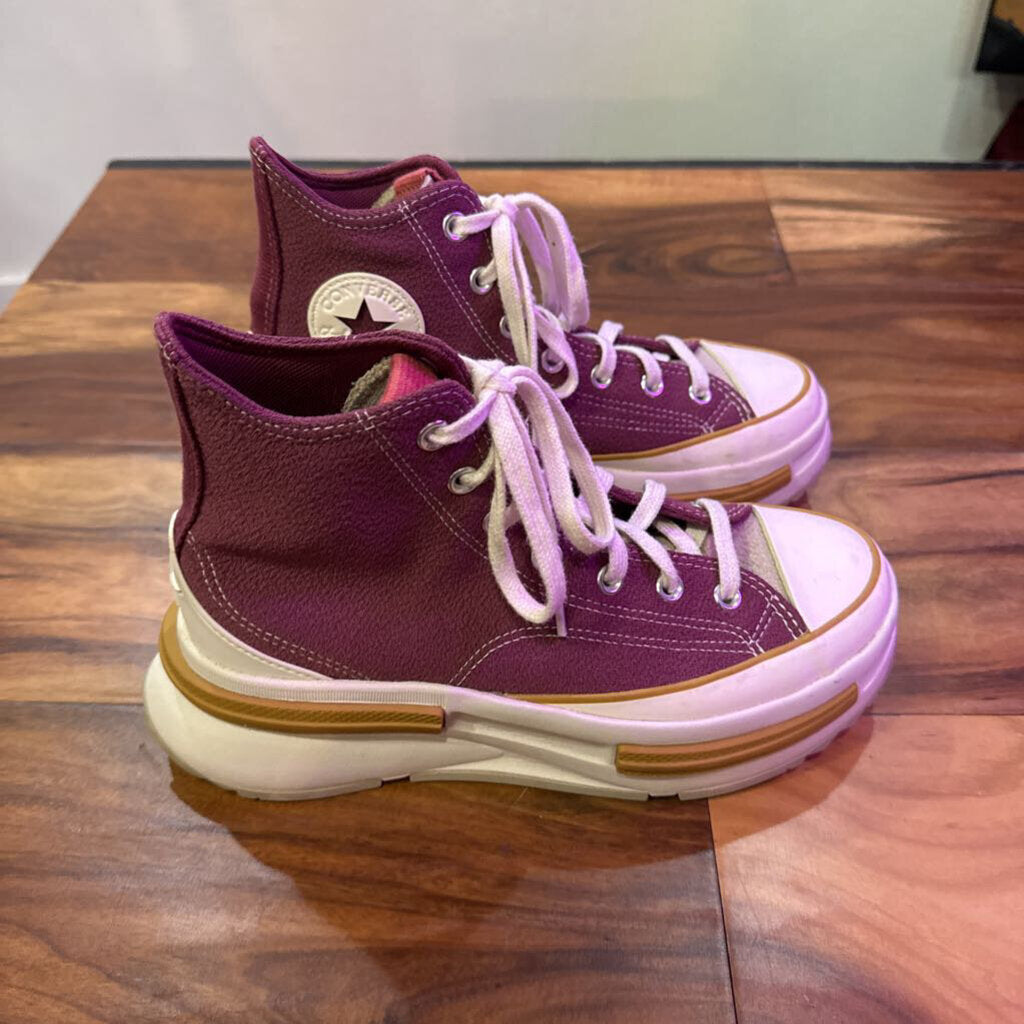 CONVERSE,HIGH TOP SNEAKER ,MAROON,8