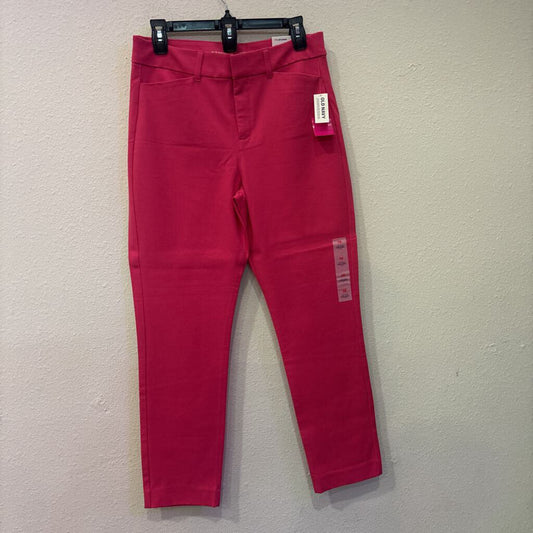 OLD NAVY,NWT HIGH RISE PIXIE SKINNEY ,PINK,10