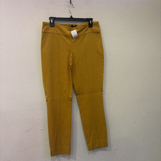 JASMINE & JULIANA,SLIM STRAIGHT ANKLE,MUSTARD,10