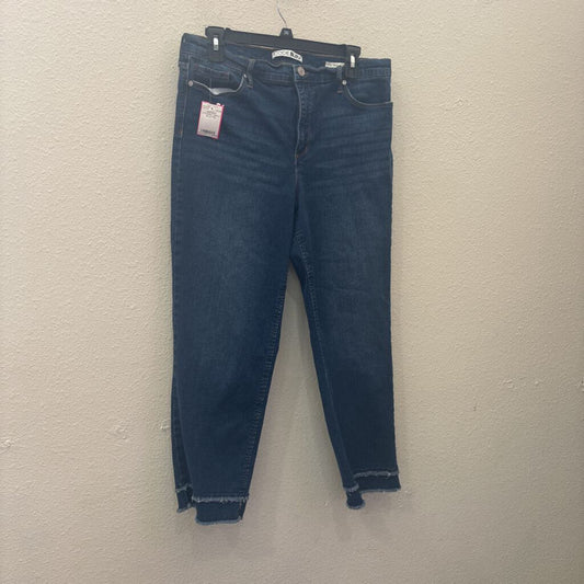 HIGH RISE STRAIGHT ANKLE ,BLUE,PM