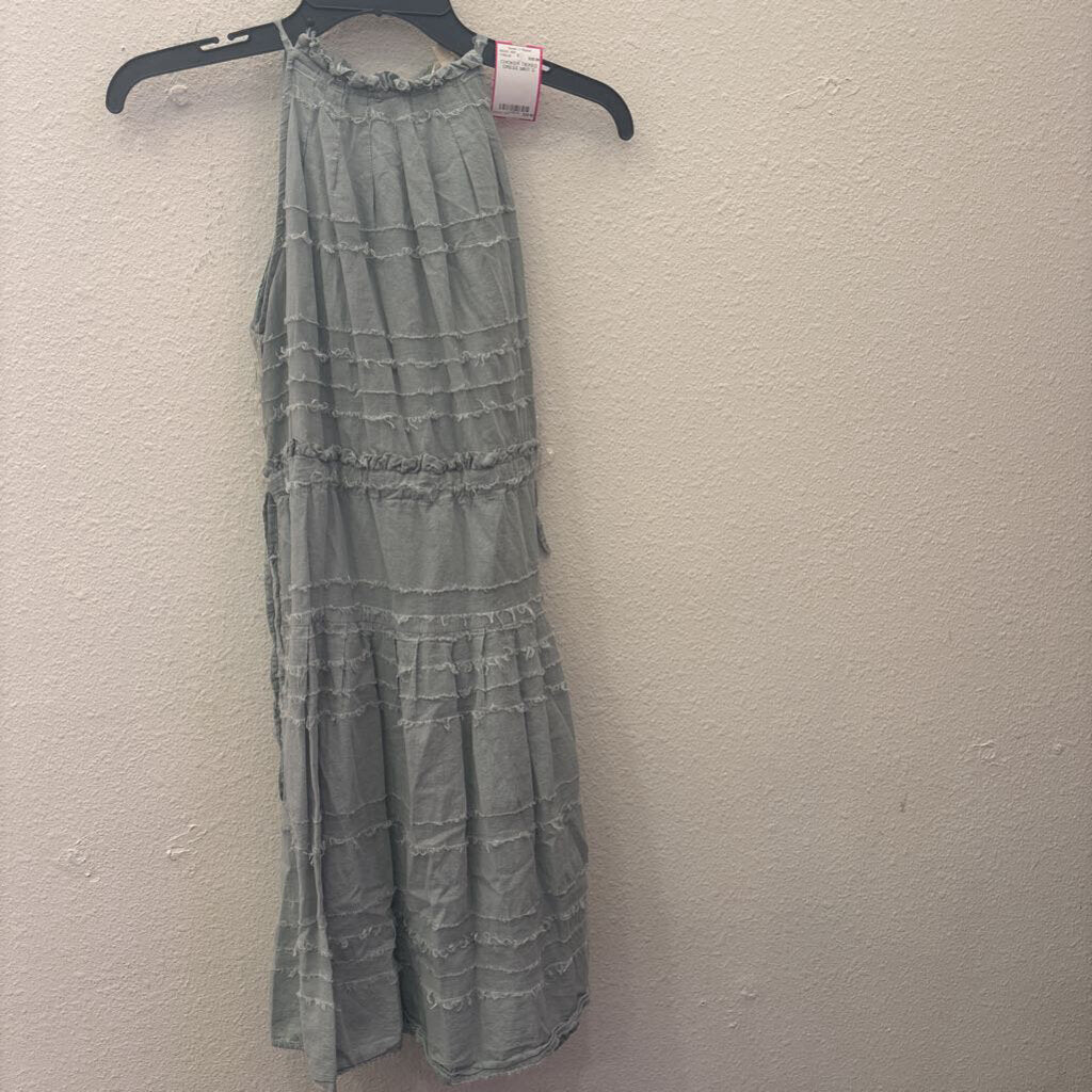 LISTICLE,CHOKER TIERED DRESS,MINT,S