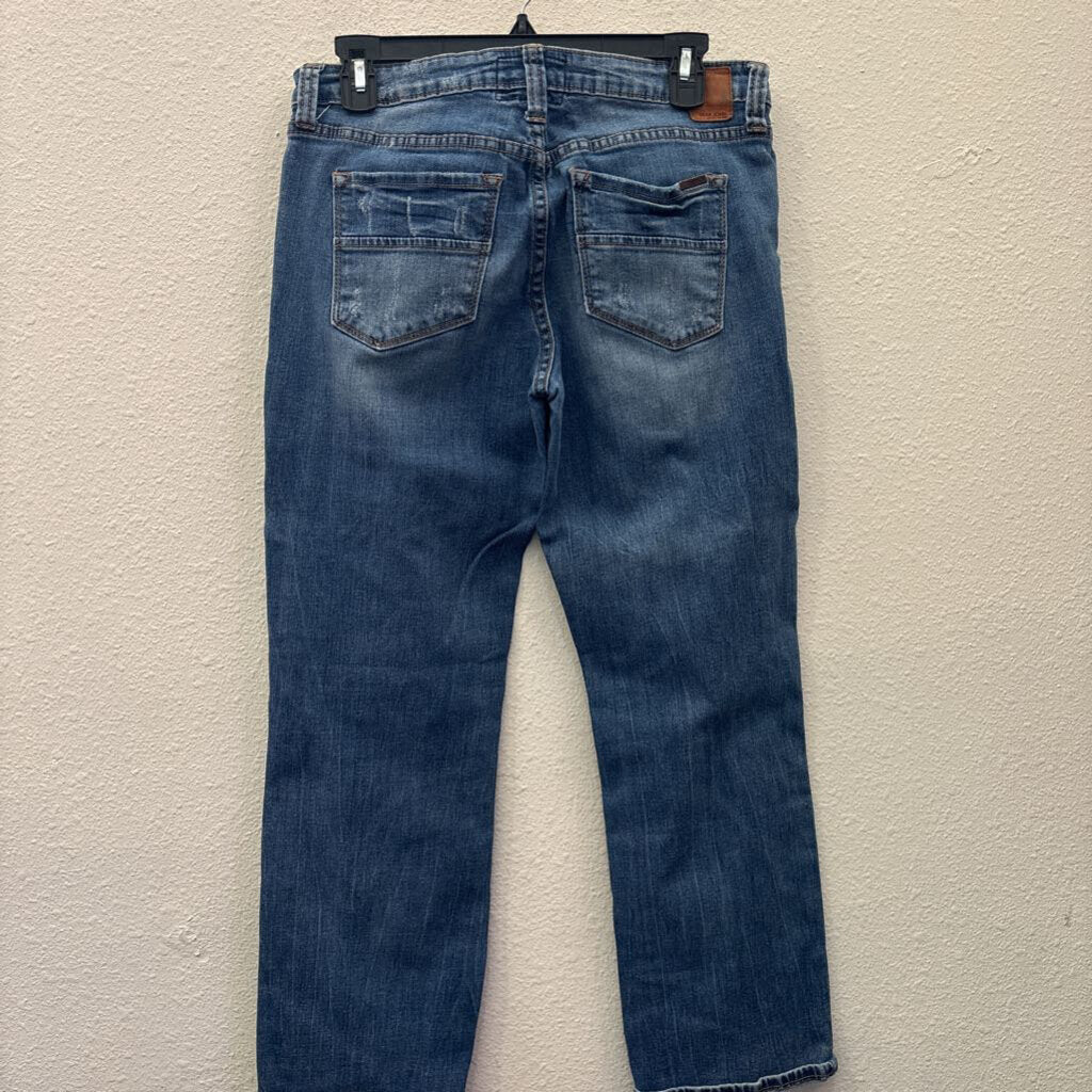 DEAR JOHN,DENIM ANKLE STRAIGHT JEANS ,BLUE,30