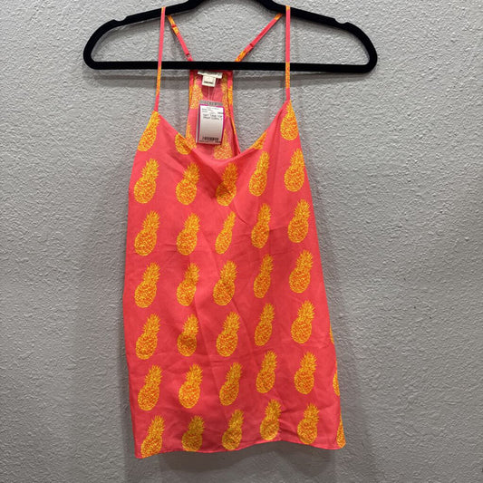 J CREW,NWT TANK TOP PINAP,CORAL,2