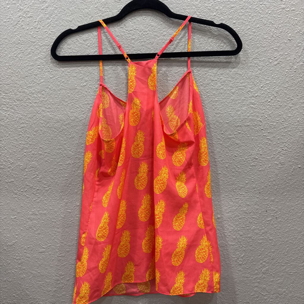 J CREW,NWT TANK TOP PINAP,CORAL,2