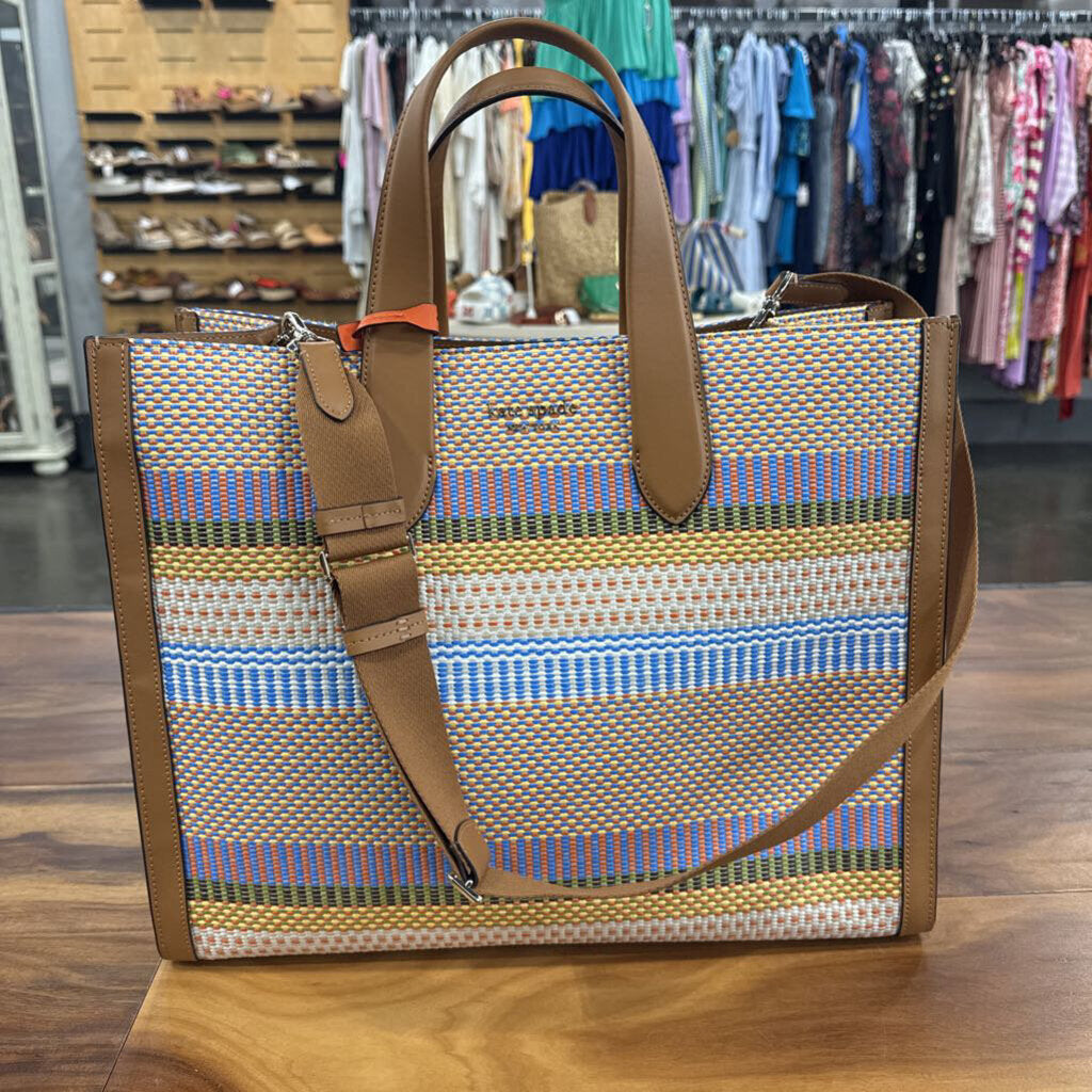 KATE SPADE,KS LG TOTE RETAIL $688,MULTI