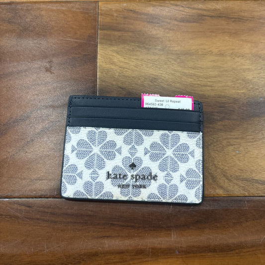 KATE SPADE,KS FLORAL CC WALLET ,BLUE WHITE