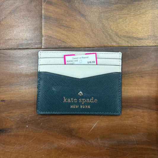 KATE SPADE,KS CC WALLET ,GRN WHITE