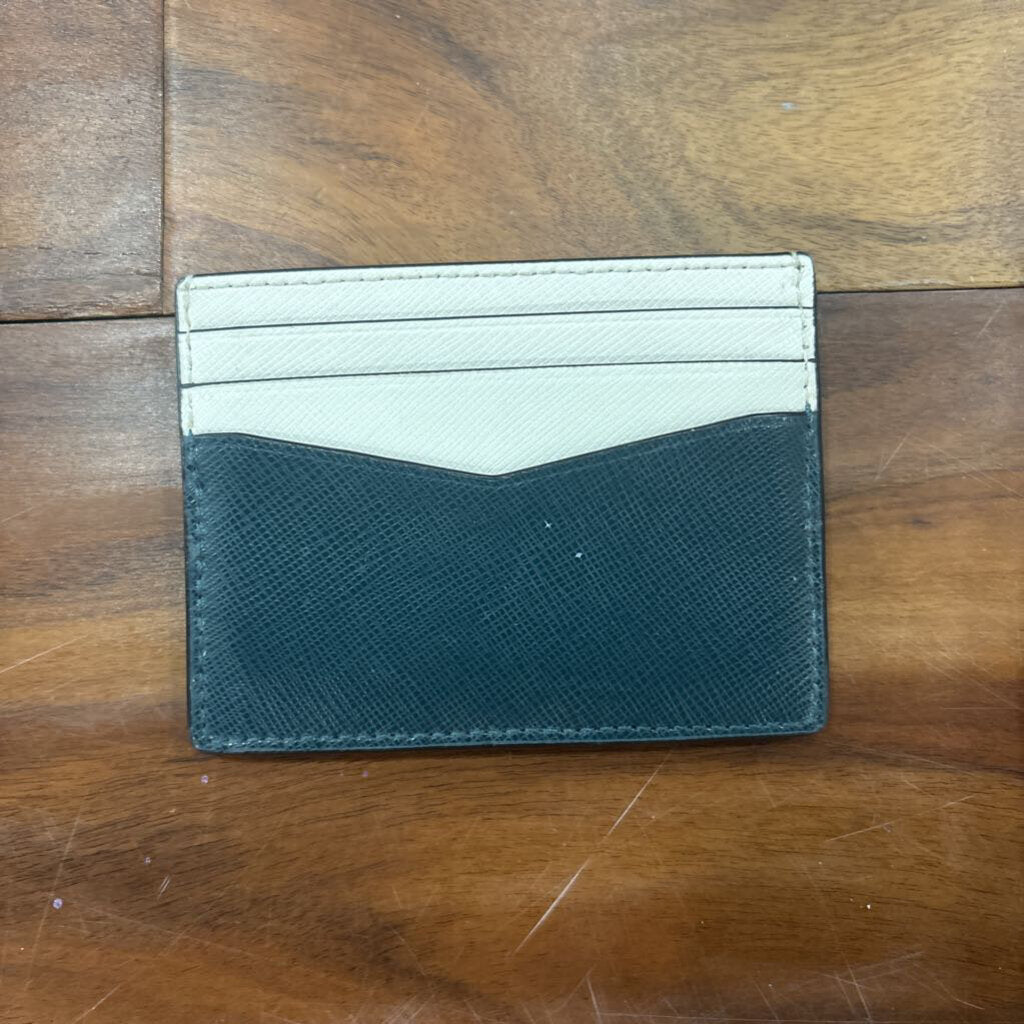 KATE SPADE,KS CC WALLET ,GRN WHITE
