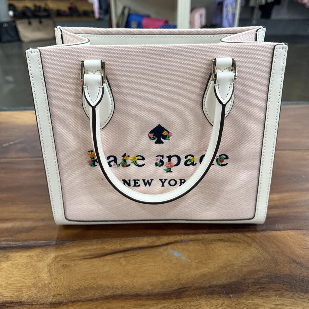 KATE SPADE,NWT KS TOTE BAG ,PINK WHT