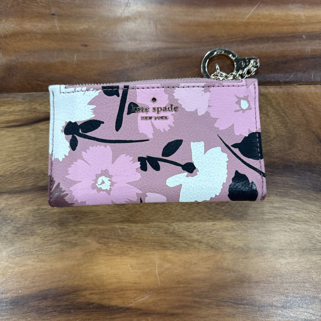 KATE SPADE,NWT KS FLORAL WALLET ,PUR