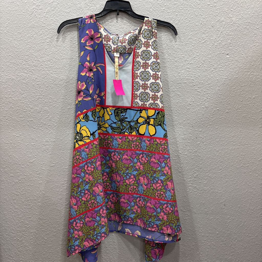 UNCLE FRANK,TANK FLORAL DRESS,FLORAL,S