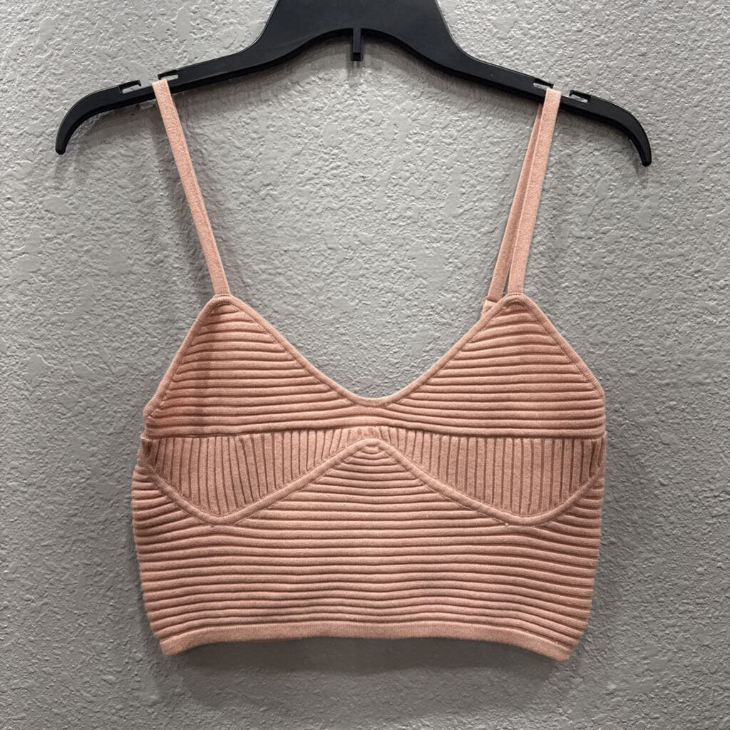 AERIE,NWT BRA TANK ,BLUSH,XS