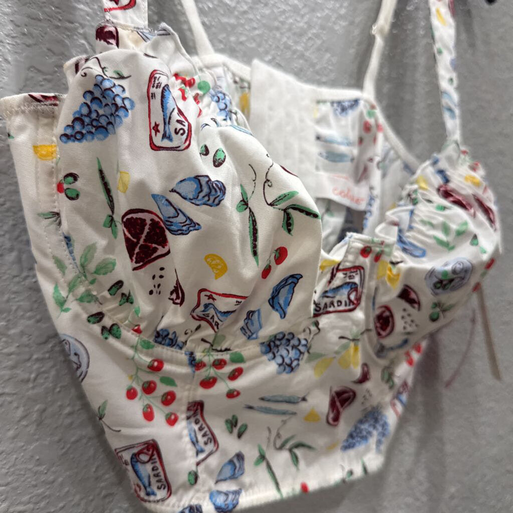 COLSIE,NWT TANK FRUIT TOP,FRUIT,S
