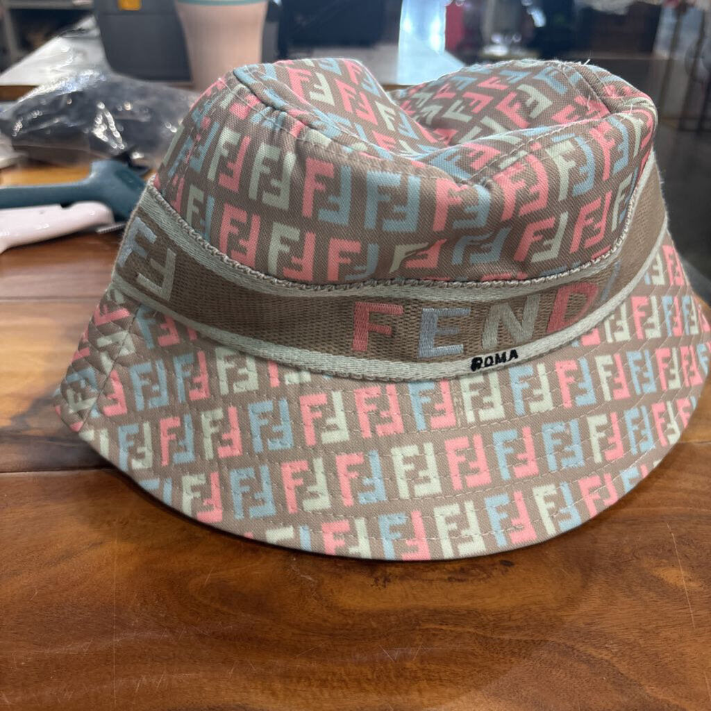 FENDI DUPE,BUCKET HAT ,PINK
