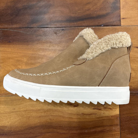YELLOW BOX,NEW SHERPA BOOT ,TAN ,8