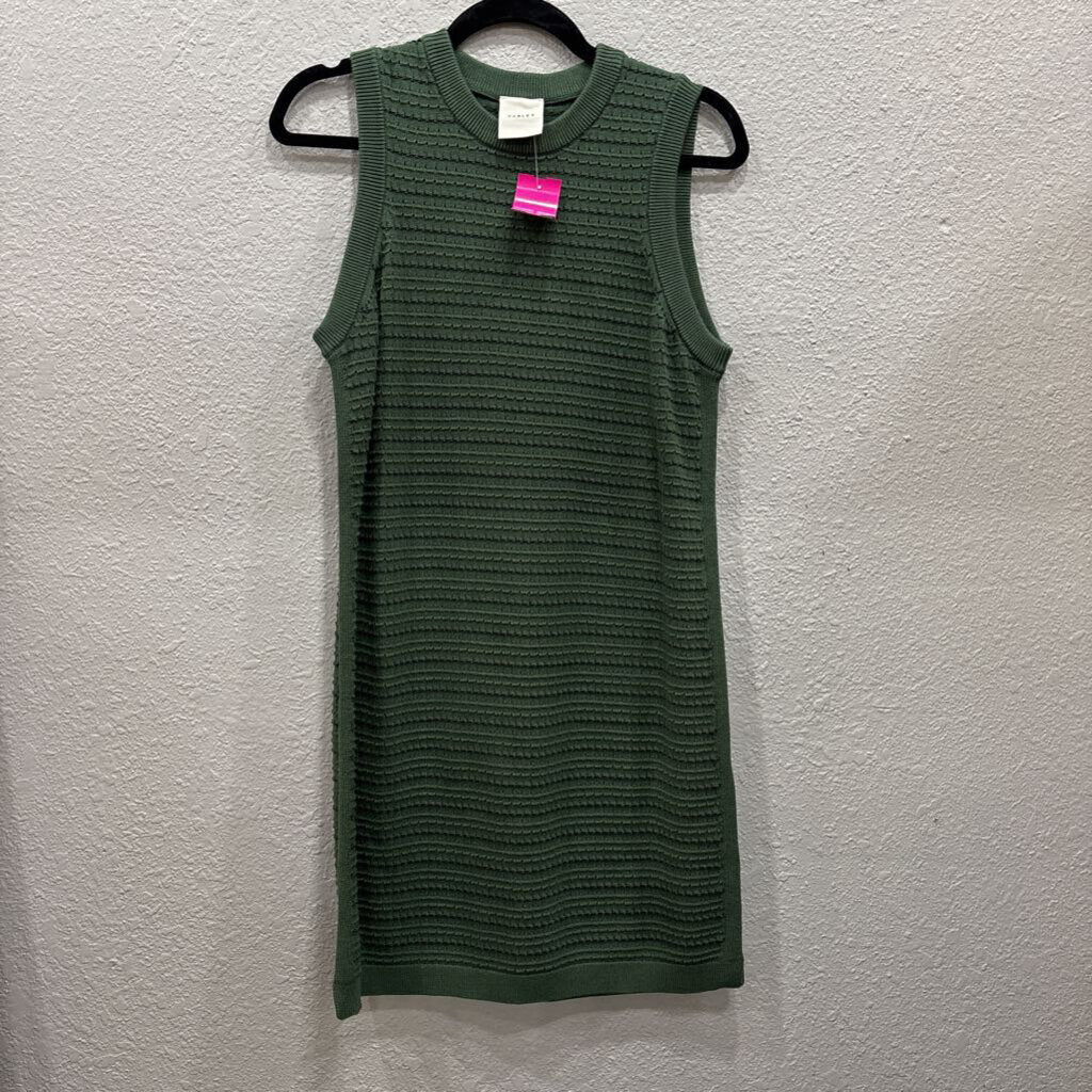 KNIT DRESS ,GRN ,S