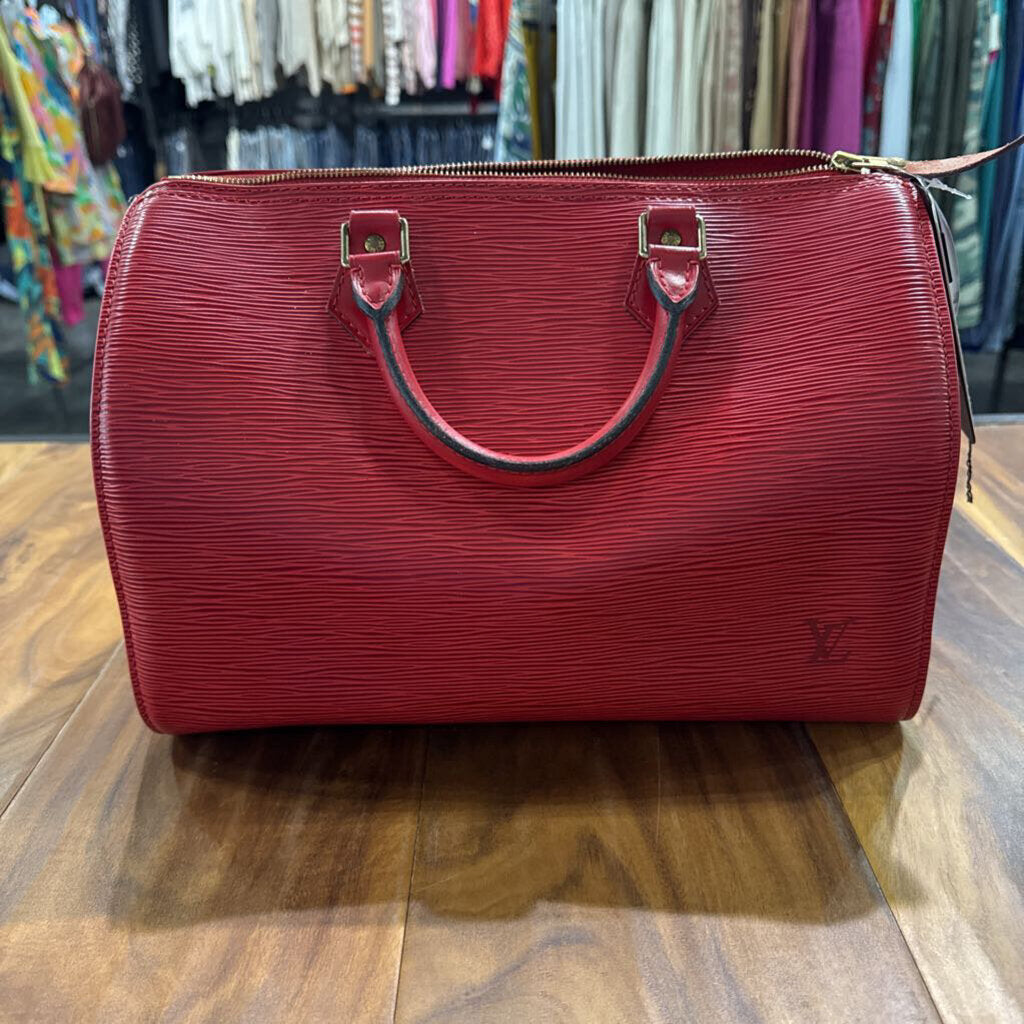 Louis Vuitton,AUTHENTIC LV EPI LEATHER SPEEDY ,RED