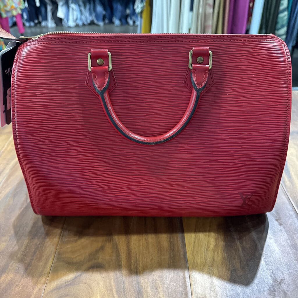Louis Vuitton,AUTHENTIC LV EPI LEATHER SPEEDY ,RED