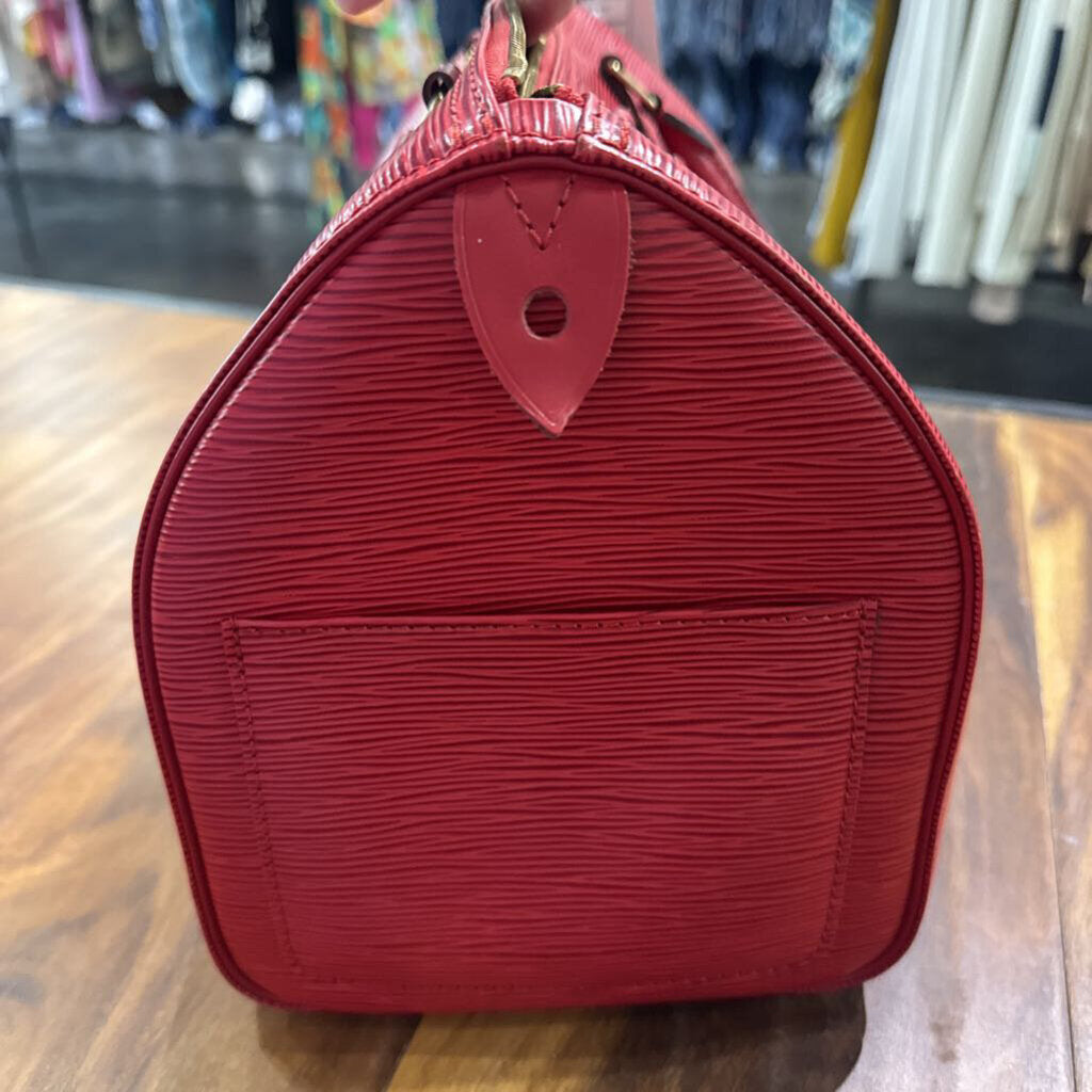 Louis Vuitton,AUTHENTIC LV EPI LEATHER SPEEDY ,RED
