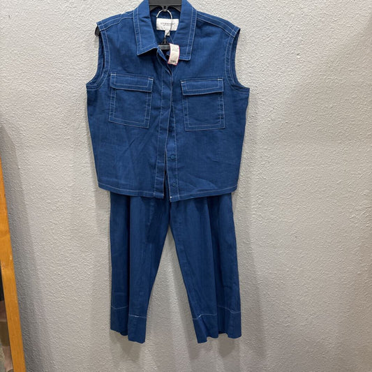 LIVERPOOL,2 PIECE PANT SETS,BLUE,S