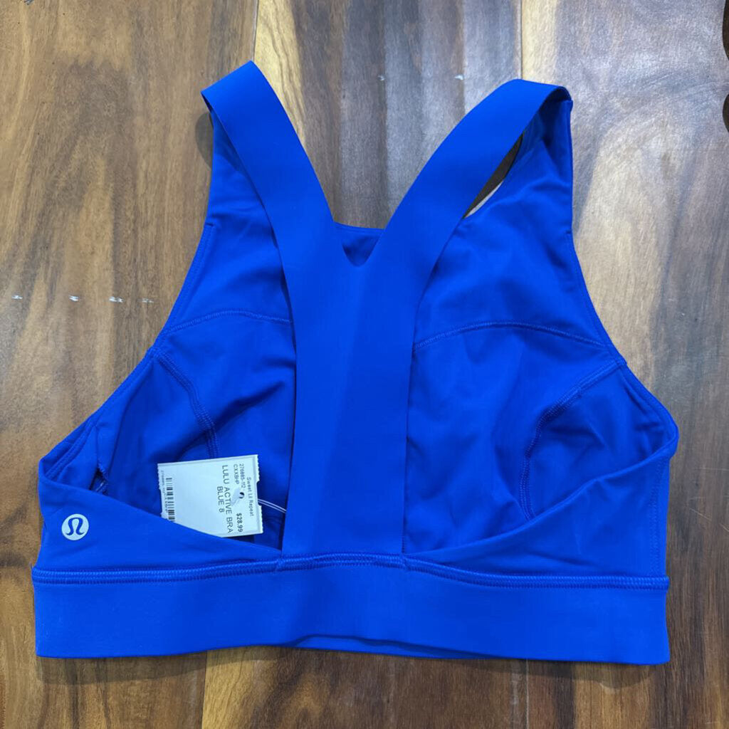 LULULEMON,LULU ACTIVE BRA ,BLUE,8