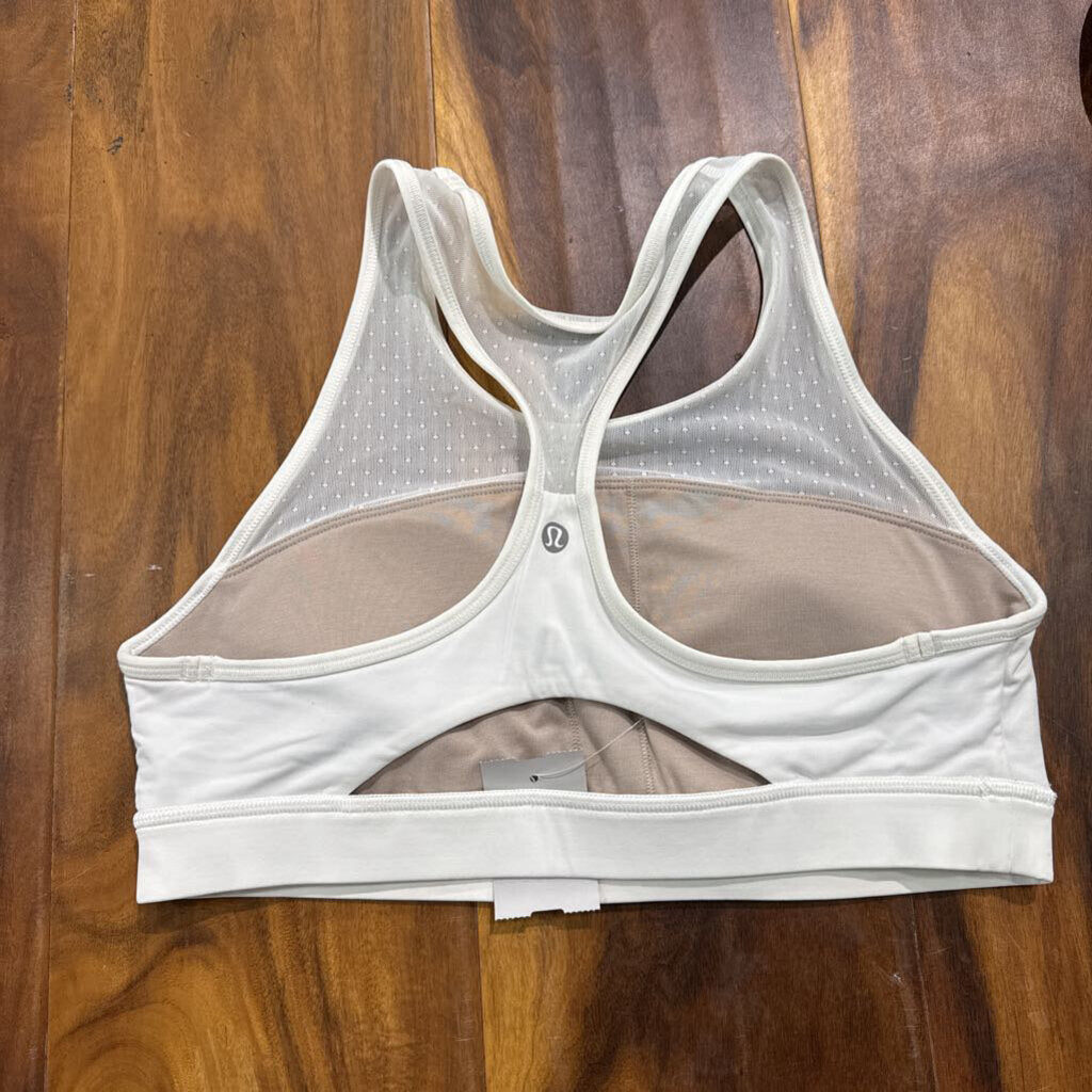 LULULEMON,LULU ACTIVE BRA ,WHT ,8