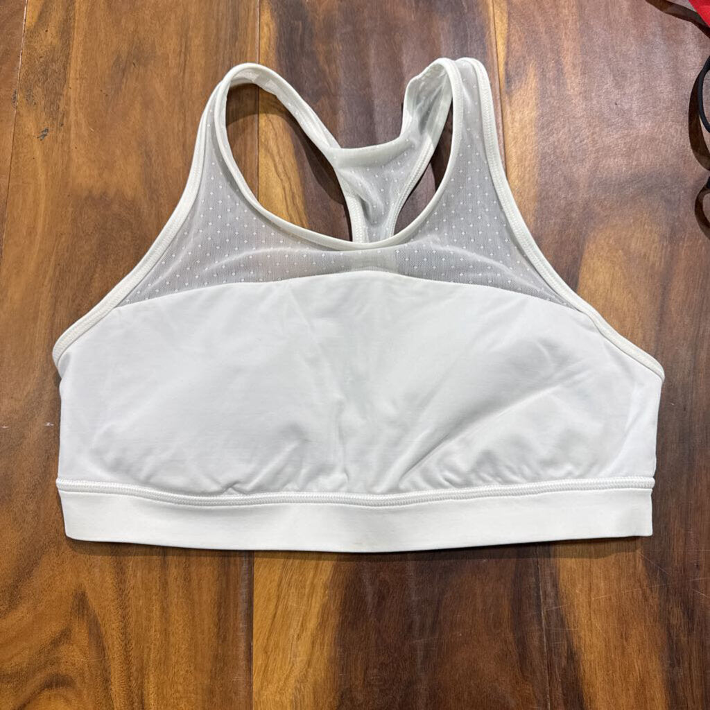 LULULEMON,LULU ACTIVE BRA ,WHT ,8