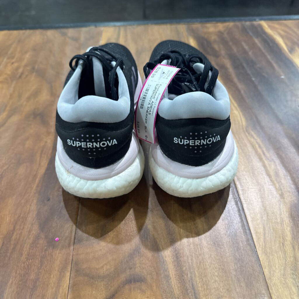 ADIDAS,ADIDAS SUPERNOVA SNEAKER ,BLK PINK ,8