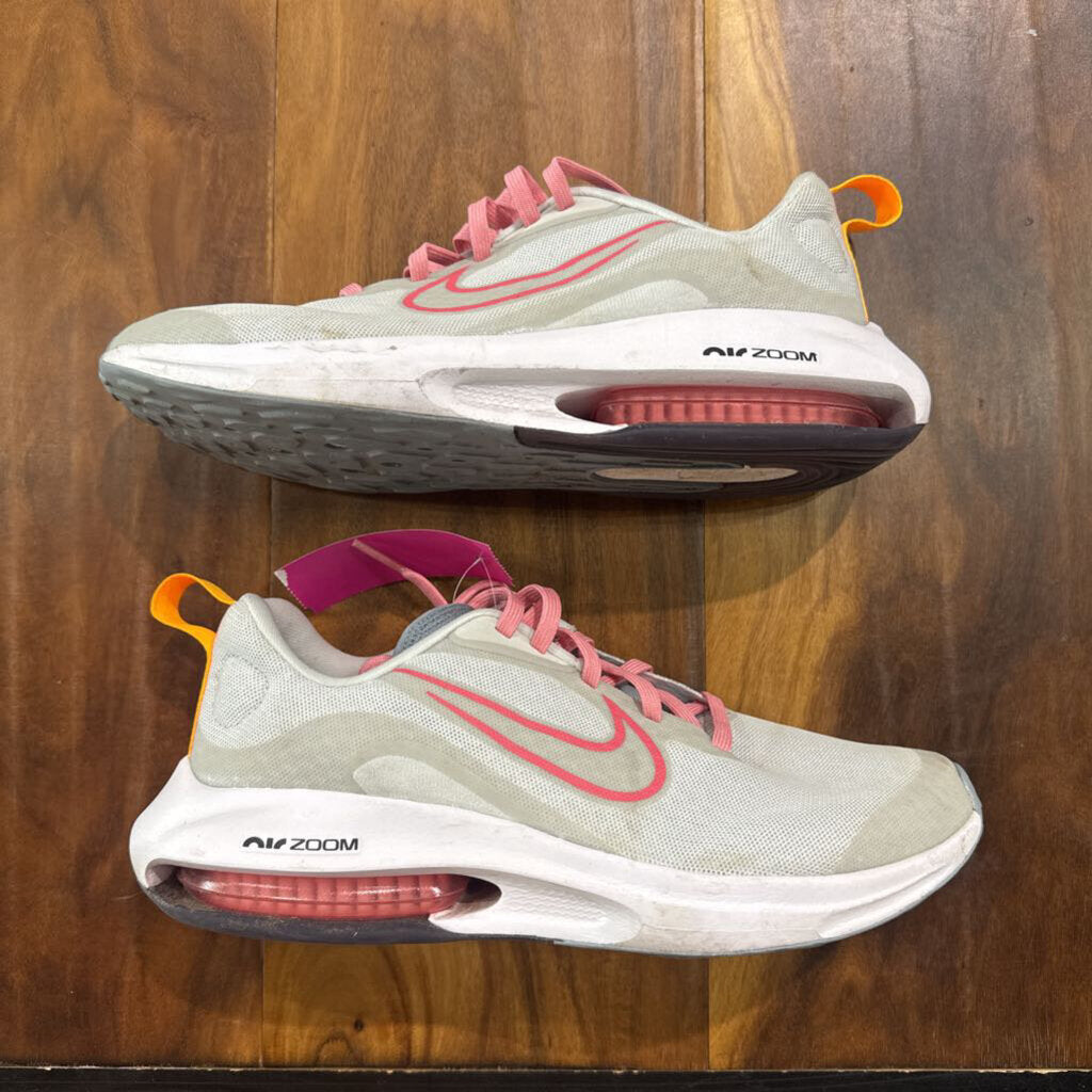 NIKE,NIKE ZOOM SNEAKER ,GRY CORAL ,6Y