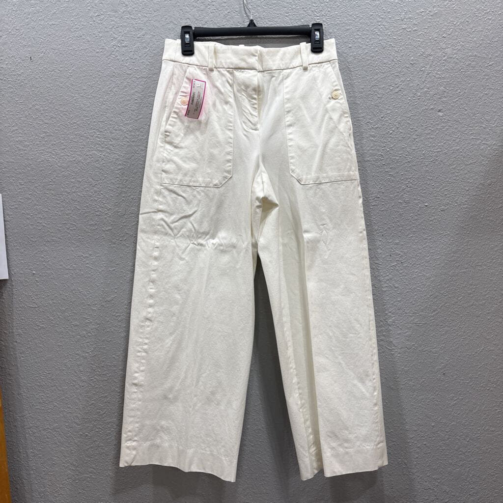 J.CREW,DENIM BAGGY STRAIGHT ,WHT ,27
