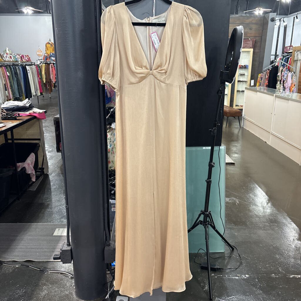MAXI SLIP DRESS ,OYSTER,10