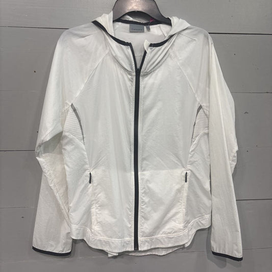 ATHLETA,ATHLETA ACTIVE JACKET ,WHT BLK ,S