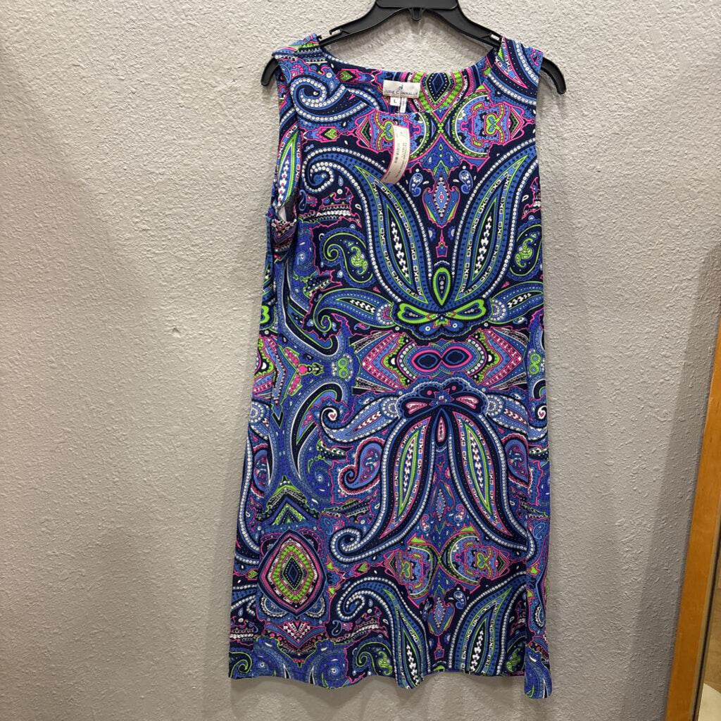 JUDE CONNALLY,PATTERNED DRESS RETAIL 198,MULTI,L