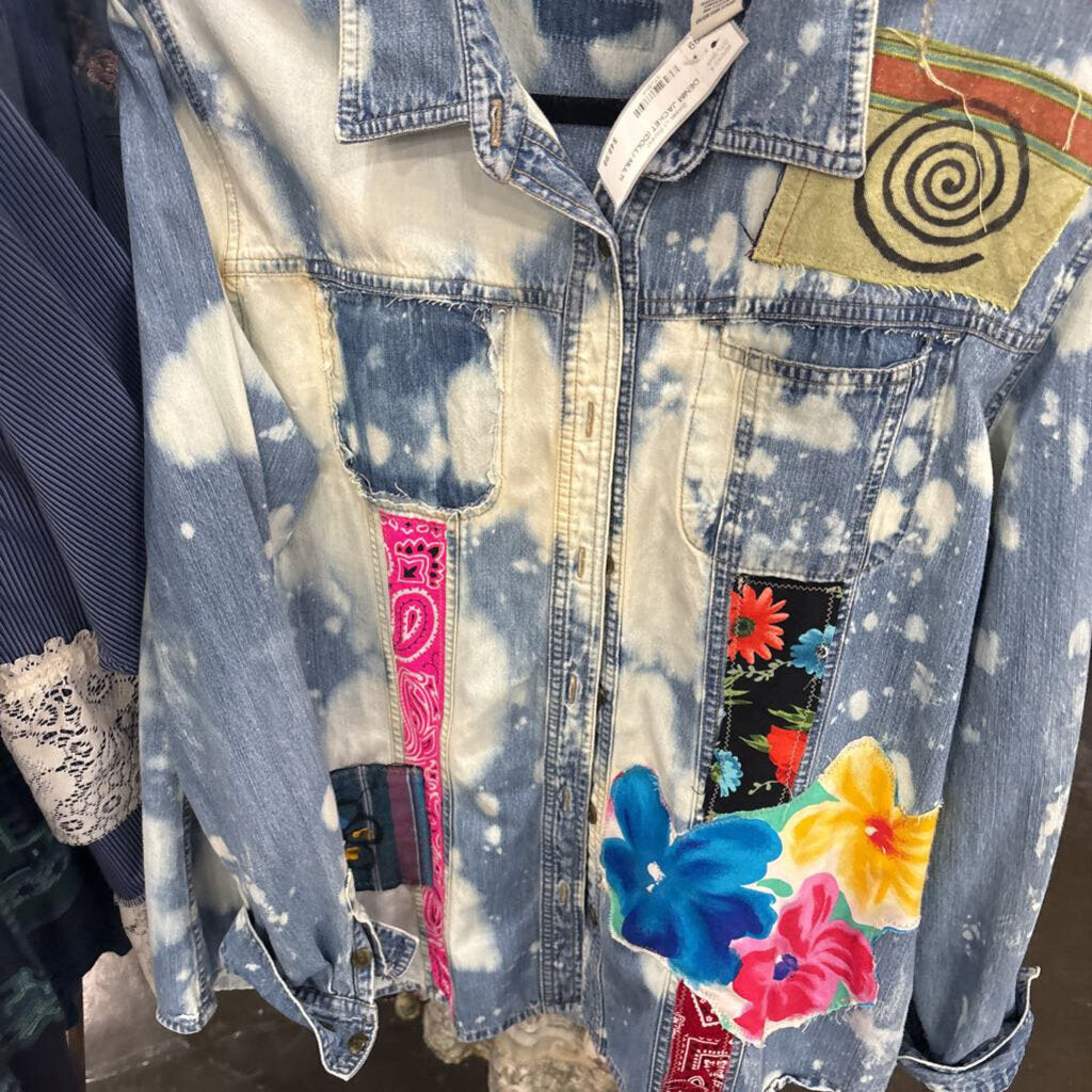 DENIM JACKET (DOLL),MULTI